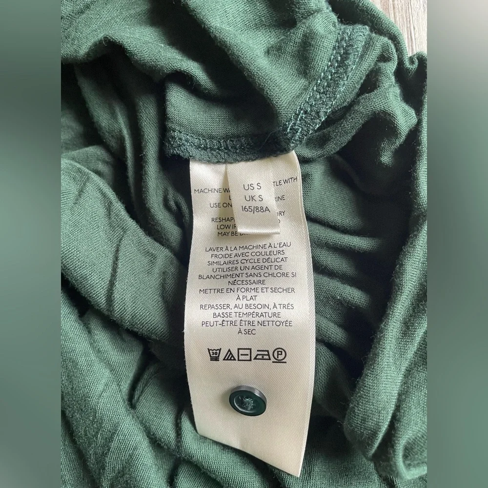 Anthropologie Forest Green Blouse